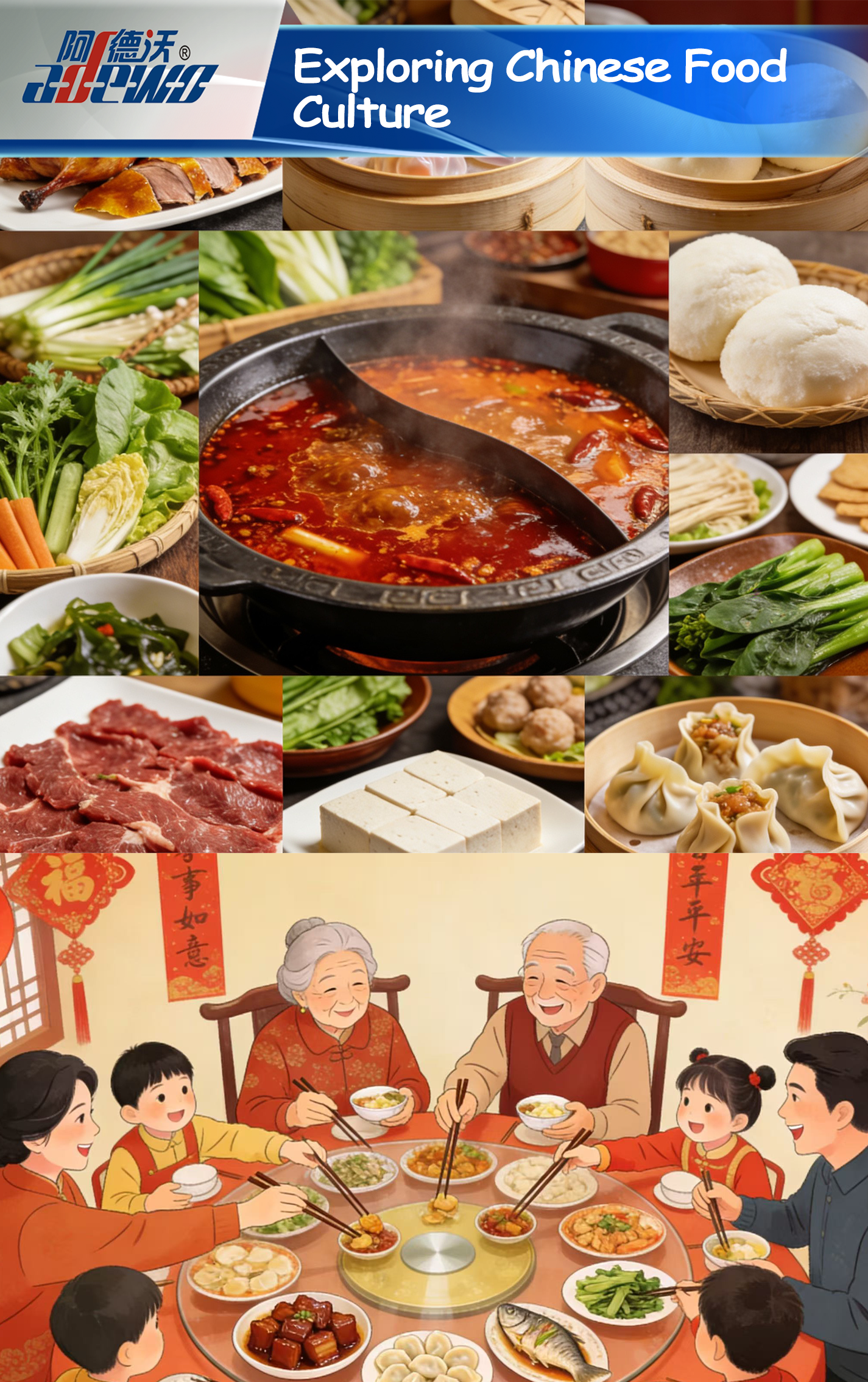 สำรวจวัฒนธรรมอาหารจีน: การเดินทางผ่านรสชาติและประเพณี