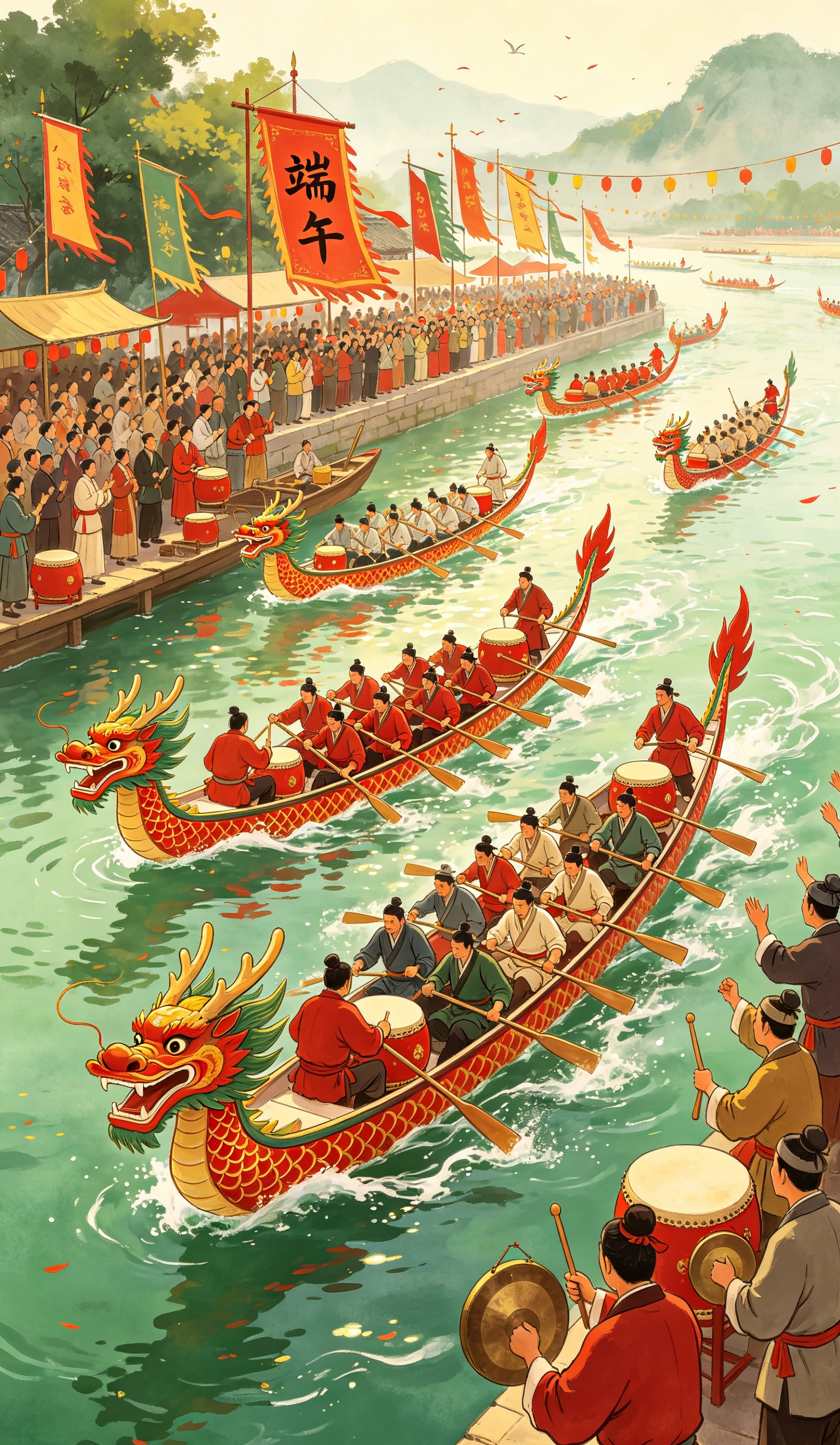 เทศกาลแข่งเรือมังกร: ประเพณีจีนโบราณที่สนุกสนาน