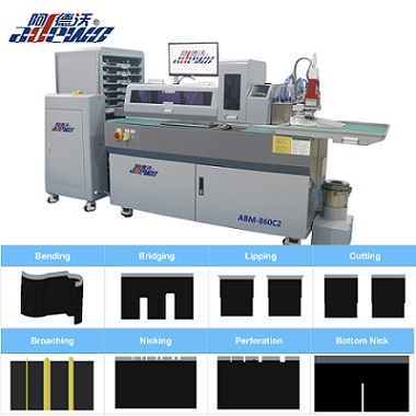 ABM-860C2 เครื่องดัดแม่พิมพ์อัตโนมัติกฎสูง – ระบบประมวลผลกฎที่ยืดหยุ่น