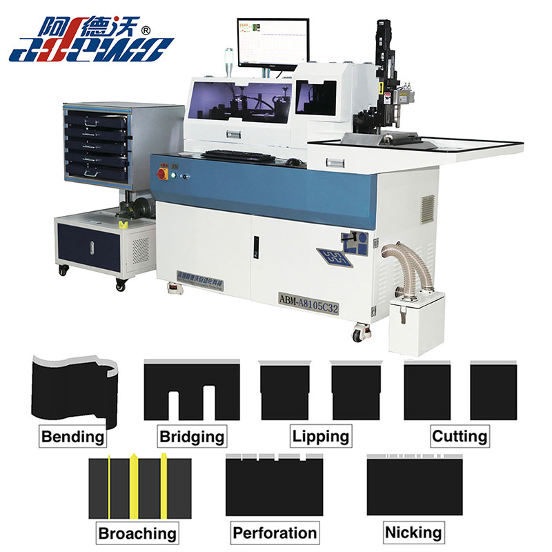 เครื่องบรรจุอาหารกฎเหล็กเครื่องดัดอัตโนมัติ